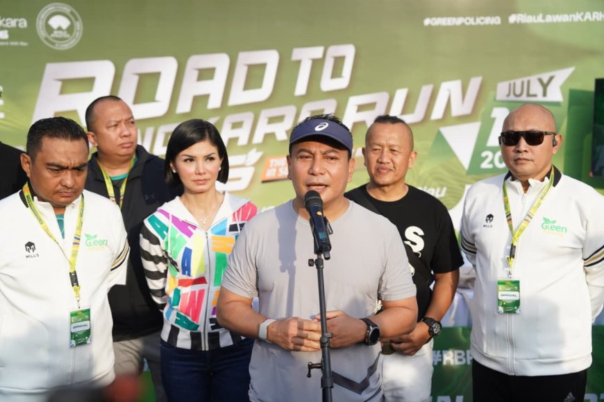 Riau Bhayangkara Run 2026 Dorong Aksi Nyata Jaga Lingkungan