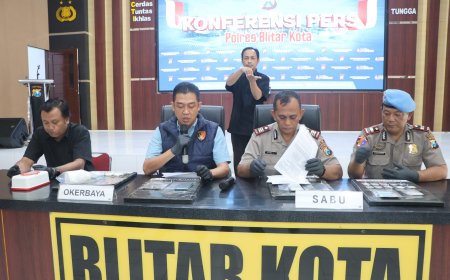 Polres Blitar Kota Tegas Berantas Peredaran Narkoba
