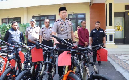 Tim URC Berhasil Mengamankan Pelaku Pencurian Sepeda yang Beraksi di Berbagai Daerah